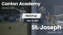Matchup: Canton Academy vs. St. Joseph 2017