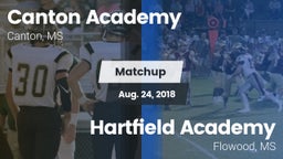 Matchup: Canton Academy vs. Hartfield Academy  2018
