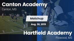 Matchup: Canton Academy vs. Hartfield Academy  2019