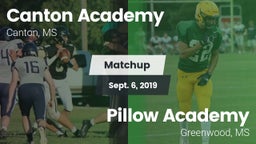 Matchup: Canton Academy vs. Pillow Academy 2019