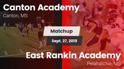 Matchup: Canton Academy vs. East Rankin Academy  2019