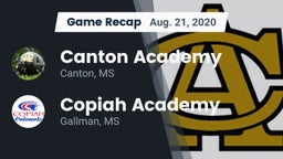 Recap: Canton Academy  vs. Copiah Academy  2020