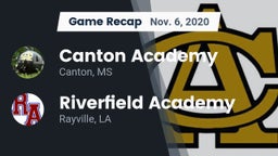 Recap: Canton Academy  vs. Riverfield Academy  2020