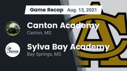 Recap: Canton Academy  vs. Sylva Bay Academy  2021