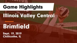Illinois Valley Central  vs Brimfield Game Highlights - Sept. 19, 2019