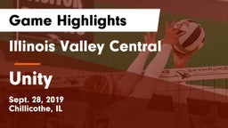 Illinois Valley Central  vs Unity  Game Highlights - Sept. 28, 2019