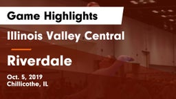 Illinois Valley Central  vs Riverdale Game Highlights - Oct. 5, 2019