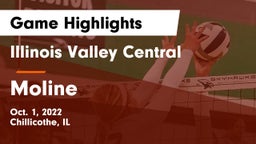Illinois Valley Central  vs Moline  Game Highlights - Oct. 1, 2022