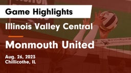 Illinois Valley Central  vs Monmouth United Game Highlights - Aug. 26, 2023