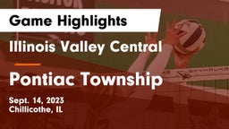 Illinois Valley Central  vs Pontiac Township  Game Highlights - Sept. 14, 2023