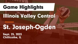 Illinois Valley Central  vs St. Joseph-Ogden  Game Highlights - Sept. 25, 2023