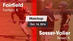 Matchup: Fairfield vs. Sesser-Valier  2016
