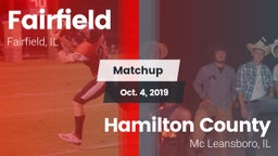 Matchup: Fairfield vs. Hamilton County  2019