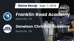 Recap: Franklin Road Academy vs. Donelson Christian Academy  2018