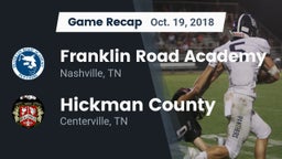 Recap: Franklin Road Academy vs. Hickman County  2018