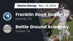Recap: Franklin Road Academy vs. Battle Ground Academy  2018