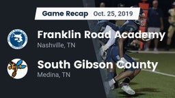 Recap: Franklin Road Academy vs. South Gibson County  2019
