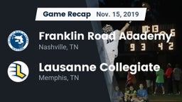 Recap: Franklin Road Academy vs. Lausanne Collegiate  2019