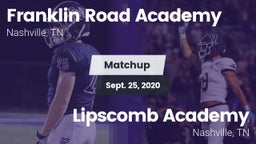 Matchup: Franklin Road Academ vs. Lipscomb Academy 2020