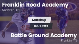 Matchup: Franklin Road Academ vs. Battle Ground Academy  2020