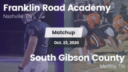 Matchup: Franklin Road Academ vs. South Gibson County  2020