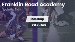 Matchup: Franklin Road Academ vs.  2020