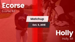 Matchup: Ecorse vs. Holly  2018