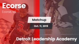 Matchup: Ecorse vs. Detroit Leadership Academy 2019