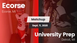 Matchup: Ecorse vs. University Prep  2020