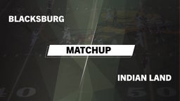 Matchup: Blacksburg vs. Indian Land  2016