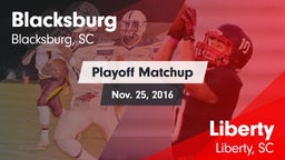 Matchup: Blacksburg vs. Liberty  2016