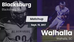 Matchup: Blacksburg vs. Walhalla  2017