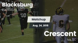 Matchup: Blacksburg vs. Crescent  2018