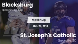 Matchup: Blacksburg vs. St. Joseph's Catholic  2018