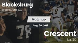 Matchup: Blacksburg vs. Crescent  2019