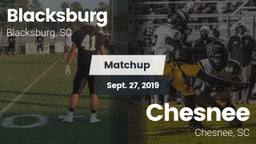 Matchup: Blacksburg vs. Chesnee  2019