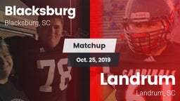 Matchup: Blacksburg vs. Landrum  2019