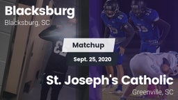 Matchup: Blacksburg vs. St. Joseph's Catholic  2020