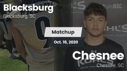 Matchup: Blacksburg vs. Chesnee  2020