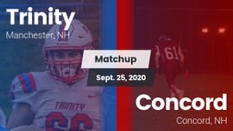 Matchup: Trinity vs. Concord  2020