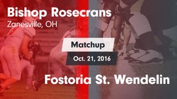 Matchup: Bishop Rosecrans vs. Fostoria St. Wendelin 2016