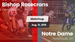 Matchup: Bishop Rosecrans vs. Notre Dame  2018