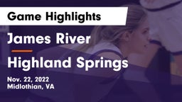 James River  vs Highland Springs  Game Highlights - Nov. 22, 2022