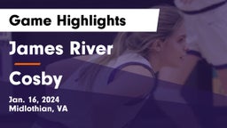 James River  vs Cosby  Game Highlights - Jan. 16, 2024