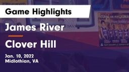 James River  vs Clover Hill  Game Highlights - Jan. 10, 2022