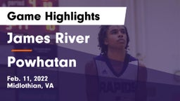 James River  vs Powhatan  Game Highlights - Feb. 11, 2022