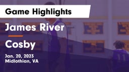 James River  vs Cosby  Game Highlights - Jan. 20, 2023