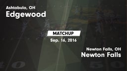 Matchup: Edgewood vs. Newton Falls  2016