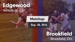 Matchup: Edgewood vs. Brookfield  2016