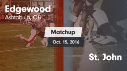 Matchup: Edgewood vs. St. John 2016